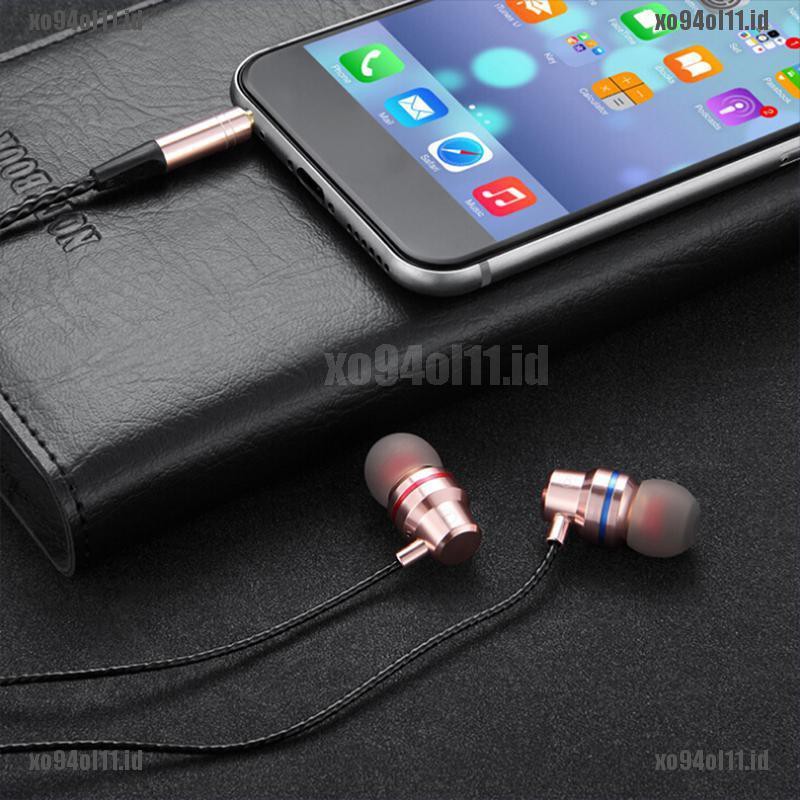 (Xo 'Cod) Earphone In Ear stereo heavy bass Dengan Fitur noise Canceling Dan Kabel