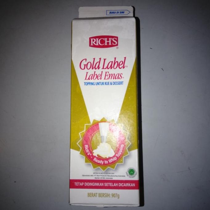 

(BISA COD) Rich's Gold Label