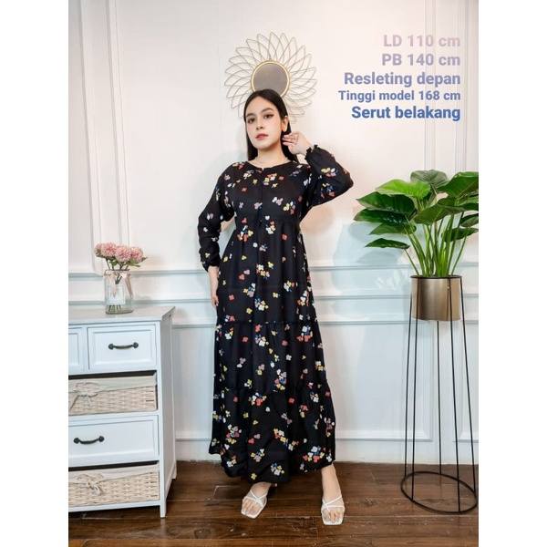 Gamis bali,Daster fuji panjang,Daster lengan panjang,Busui friendy