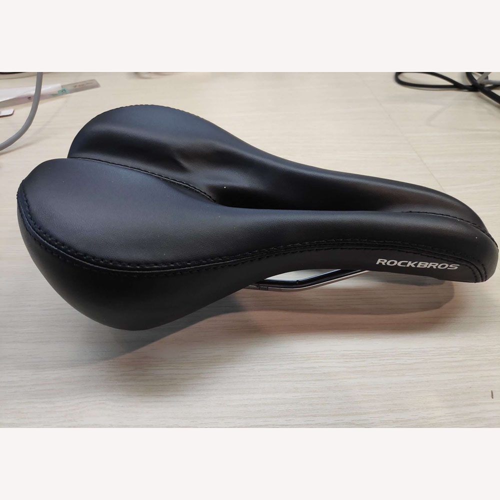 ROCKBROS Jok Sadel Sepeda Bike Saddle PU Leather - 6685 - Black