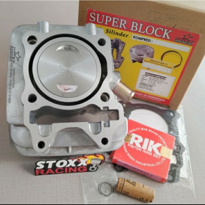 BLOK BRT 62 VARIO 150 PCX 150 ADV 175CC DOUBLE COOLER boring seher