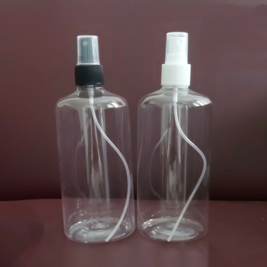 BABEE - BOTOL PLASTIK 500ML SPRAY BENING PUTIH / BOTOL 500ML WADAH ISI ULANG  [HARGA GROSIR ]