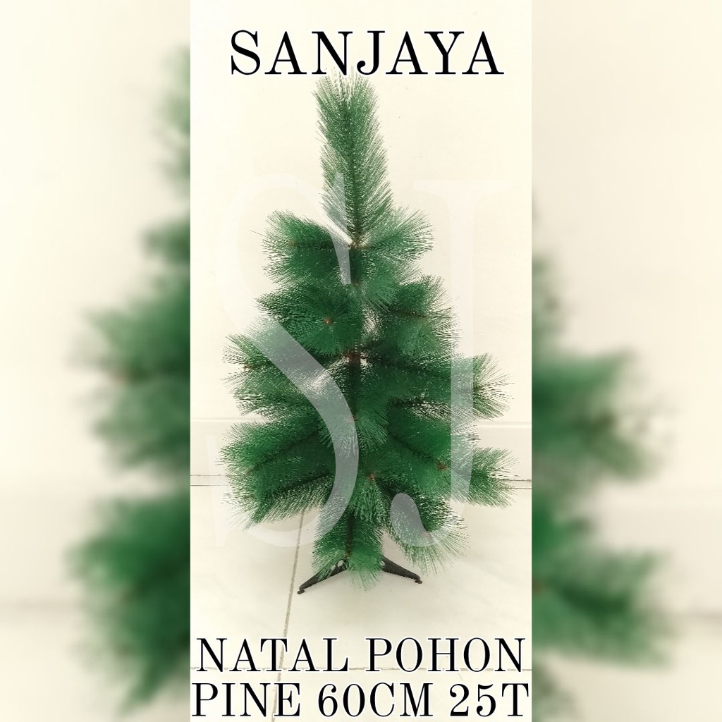 POHON NATAL / POHON NATAL UKURAN 60 CM / CHRISTMAS TREE / DEKORASI HIASAN NATAL ARTIFICIAL / NATAL POHON PINE 60CM 25T HJT