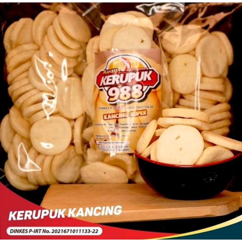 

kerupuk kancing super perbungkus 200gr