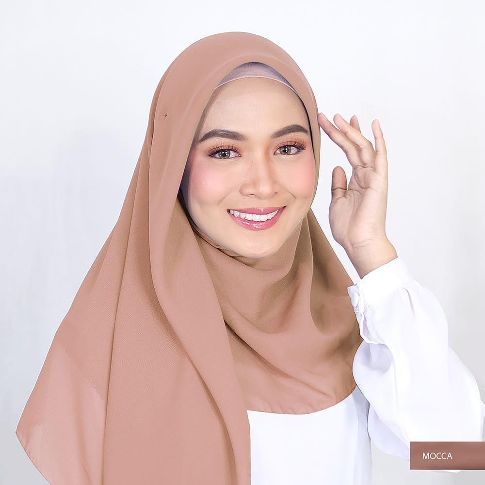 Zein Hijab - Bella Square Jahit Tepi 115 X 115 Hijab Segi Empat