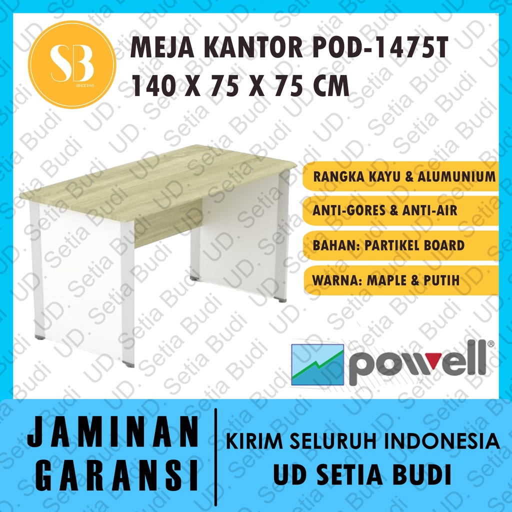 Meja Kantor / Kerja Powell Two POD 1475T