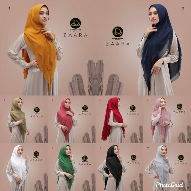 KHIMAR ZAARA Original Daradiora Hijab