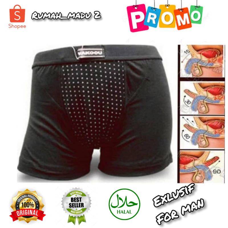 CELANA DALAM PERIA VAKOOU USA ASLI CELANA TERAPI MAGNETIK