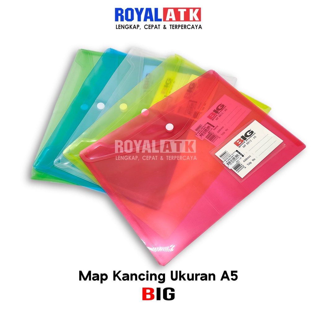 

Map Kancing + Name Tag 8812 ukuran A5 BIG