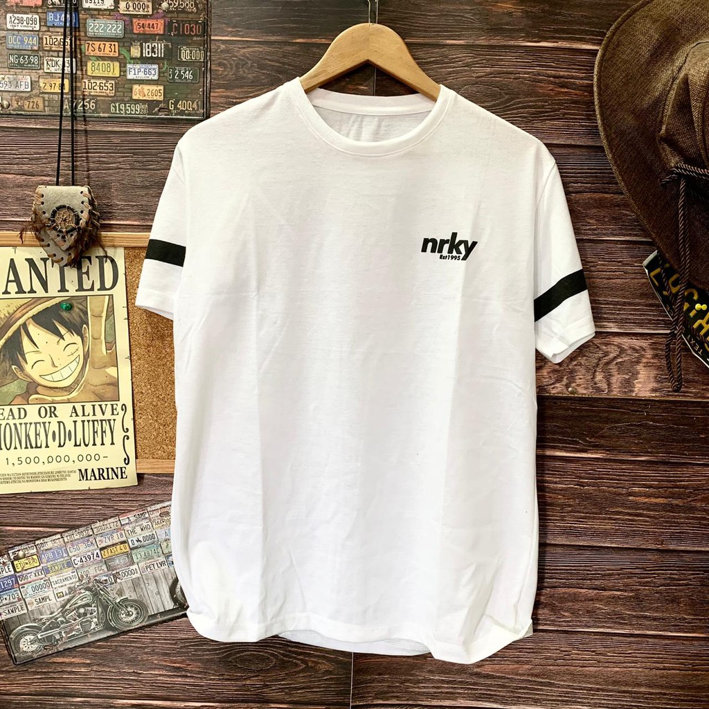 Kaos distro pria nrky basic handlist kaos pria T shirt pria murah