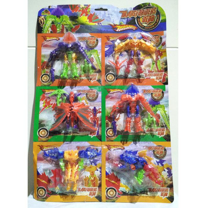 Mainan robot transformer Dinosaurus keren - harga satuan