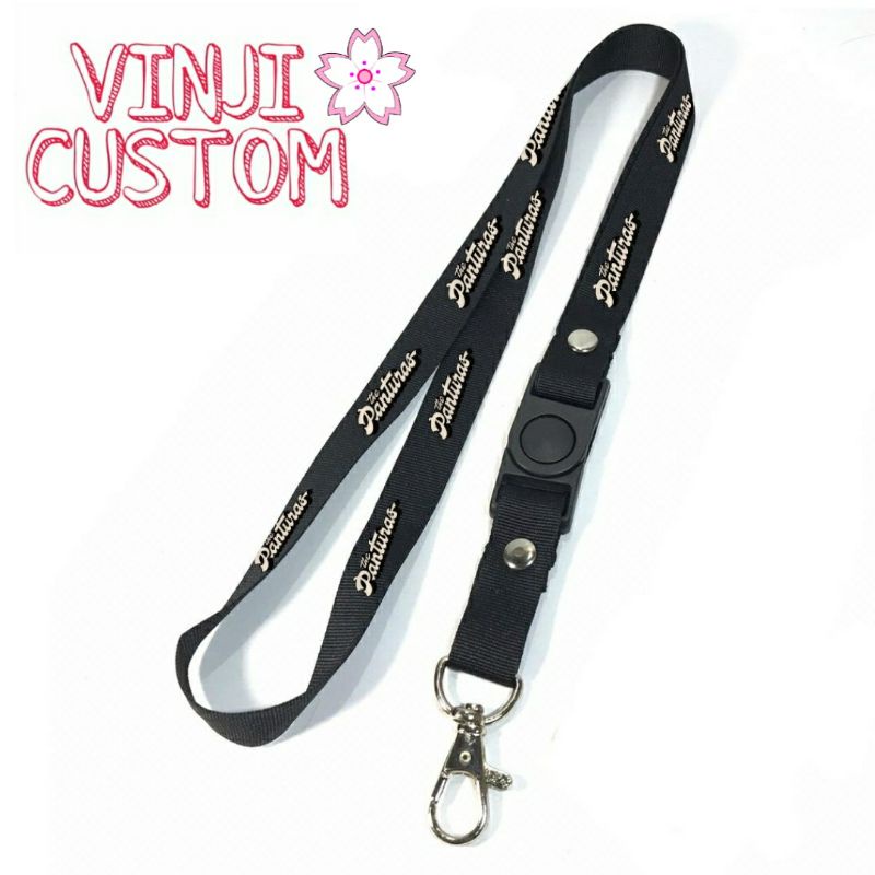 

lanyard THE PANTURAS gantungan kunci DISTRO / tali lanyard gantungan leher id card name tag kartu nama