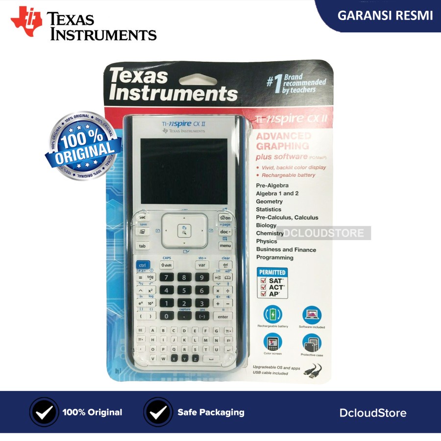 

Kalkulator Grafik Texas Instruments TI-Nspire CX II Graphic Calculator Original