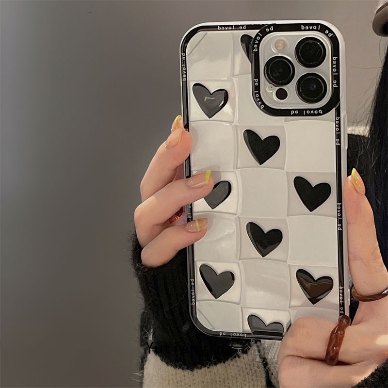 Case Pasangan Motif Hati Untuk Oppo A95 A12 A15 A55 A74 A57 2022 Reno 8 7 7Z 4 4Lite A76 A31 A52 A16K Reno 5 7 6 5 4F 52 A72 A9 A716 Cover Pelindung Ukuran A53 A15S A5S A31