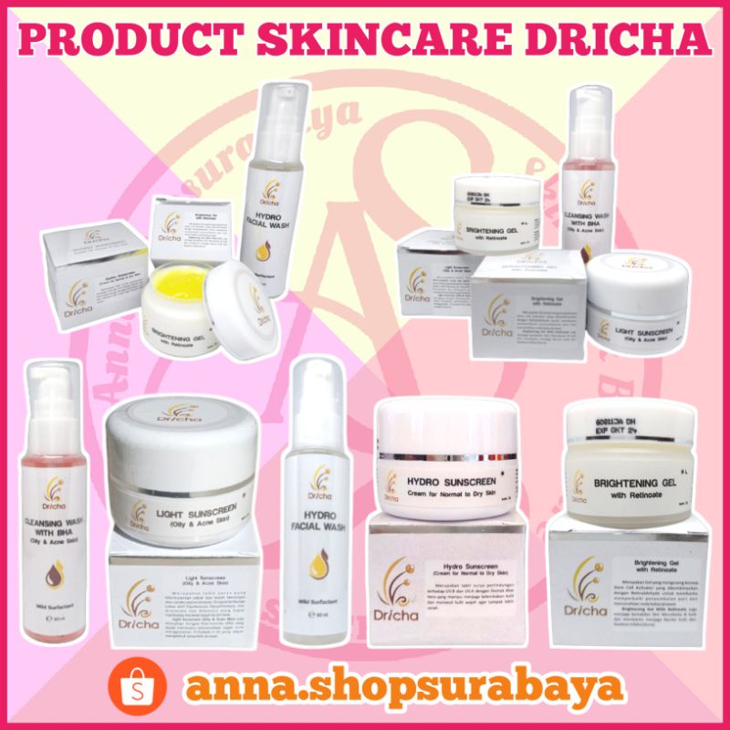 TERLARIS TERBSETSELLER DRICHA LIGHT SUNSCREEN ANNA.SHOPSURABAYA DRICHA SKINCARE DRICA