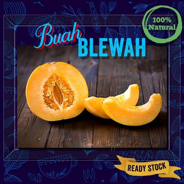 

BLEWAH SEGAR / FRESH CANTALOUPE PER BUAH ± 1,5 Kg