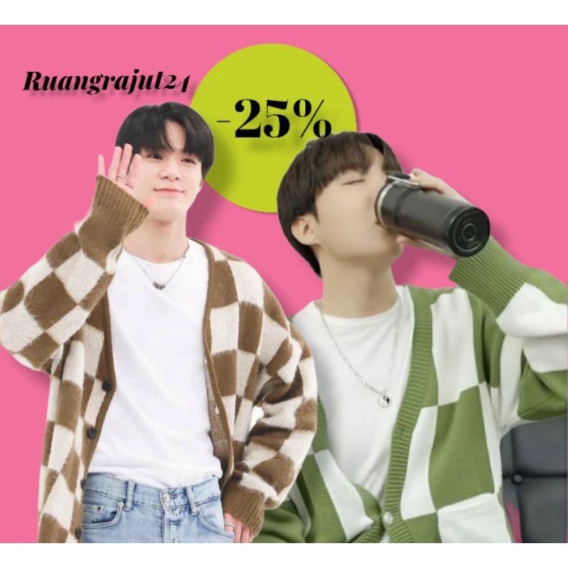 NEW J-HOPE BTS CARDY PREMIUM | CARDIGAN RAJUT ARMY UNISEX