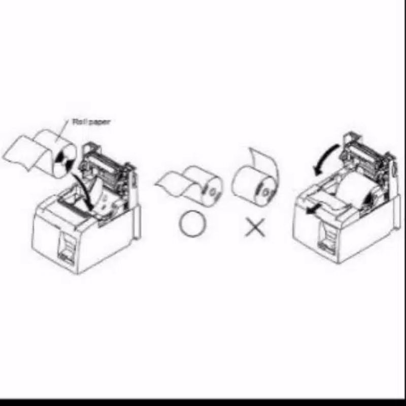 

Kertas thermal 58x40mm cocok untuk mini printer kasir ppob