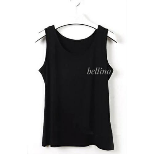 Bellino - Singlet Viorano Tali Lebar Wanita Jumbo XXL Tanktop Big Size Tangtop Adem Warna Polos-hitam