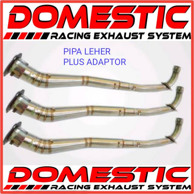 LEHER KNALPOT SUPRA X 125 PLUS ADAPTOR PNP SILINCER ORIGINAL