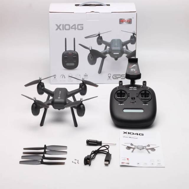 Drone mjx x104g 1080p kamera gps