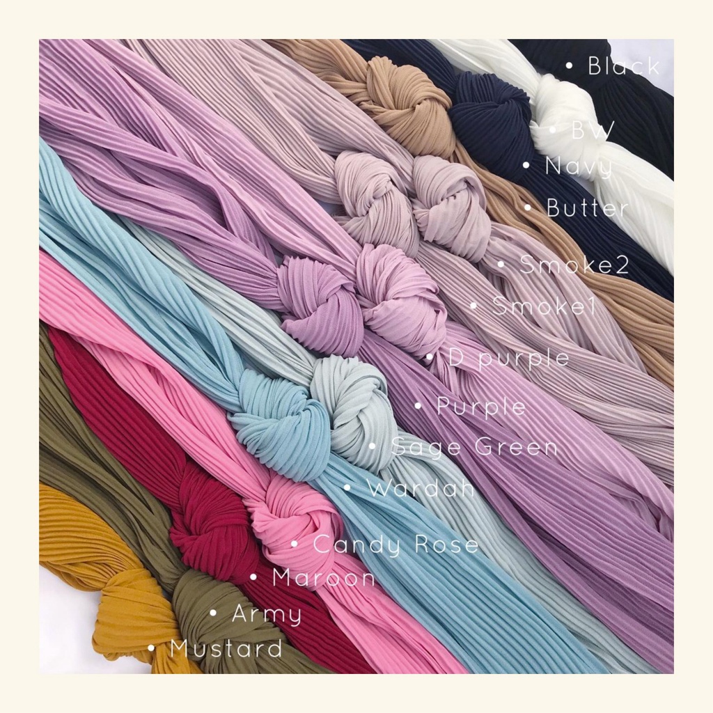 Pasmina plisket shawl/Pashmina Plisket By KalishaKualitas Terbaik