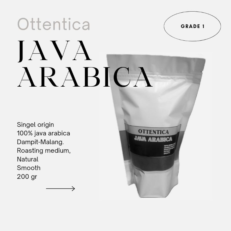 

Java Arabica ottentica 200 gr,