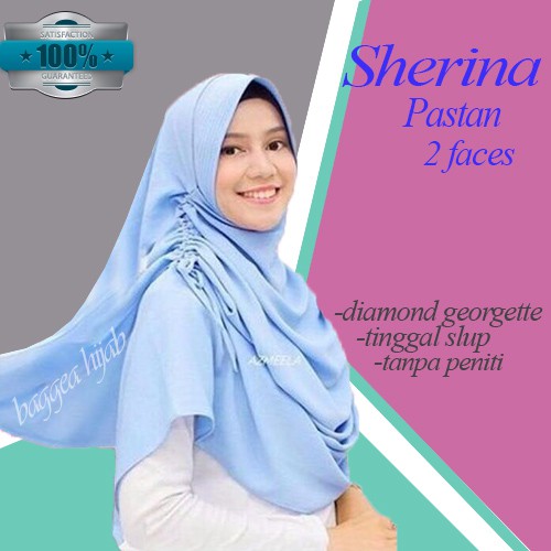 Jilbab Hijab Pashmina Instan Pastan Langsung Pakai Sherina Simpel Modern Untuk Wajah Bulat Rempel Shopee Indonesia