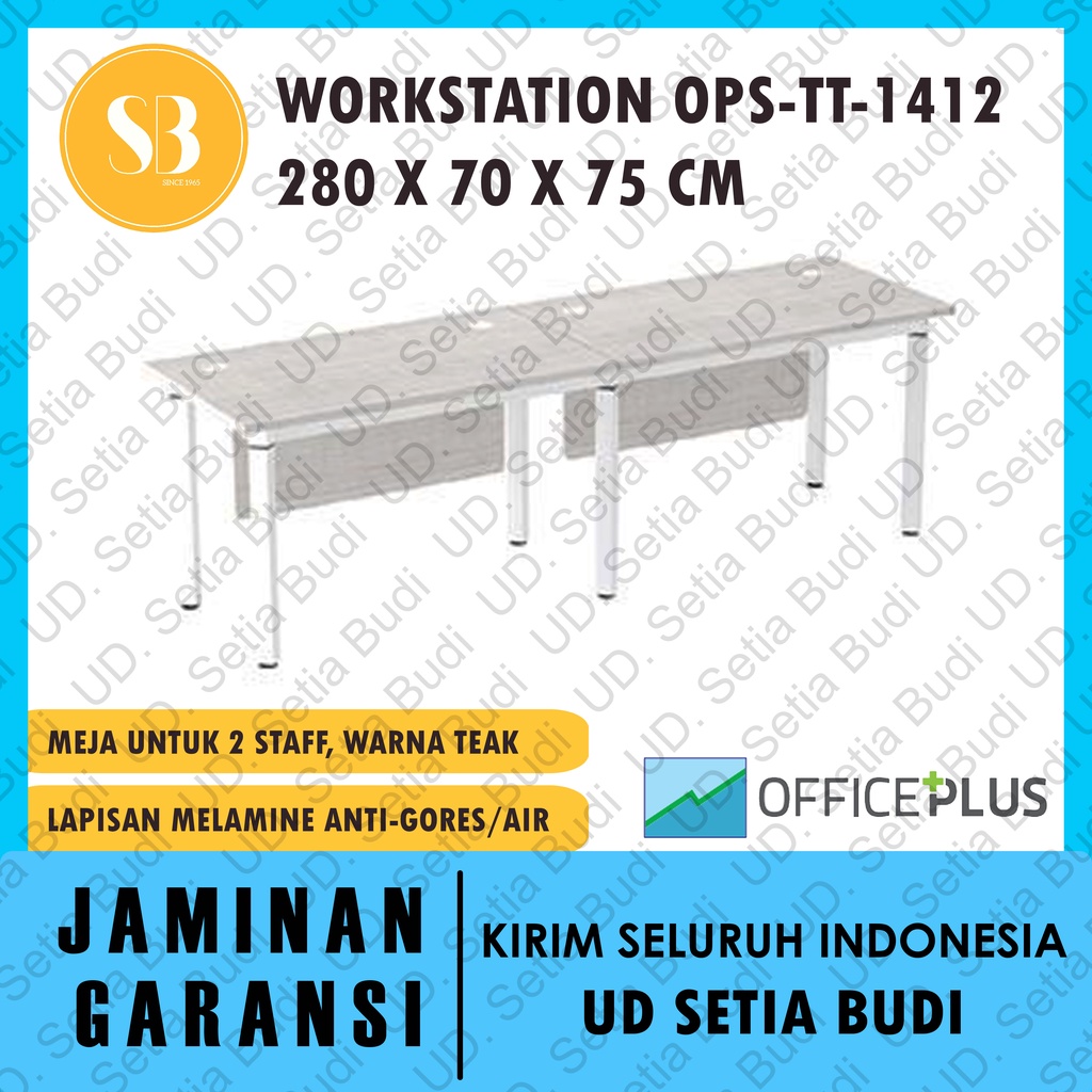 Meja Kerja Office Plus 2 Staff OPS-TT 1412