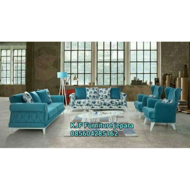 Set sofa 221+meja retro sofa chester sofa retro sofa minimalis KJF jepara