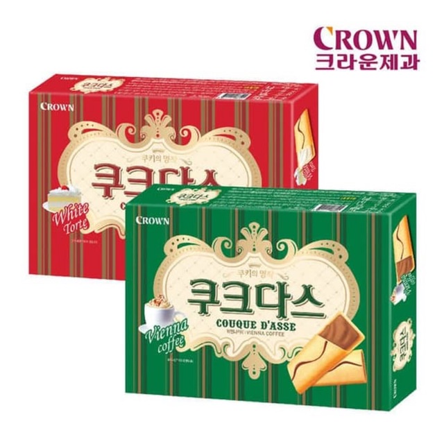 

Crown Couque D'asse Cookies Made In Korea