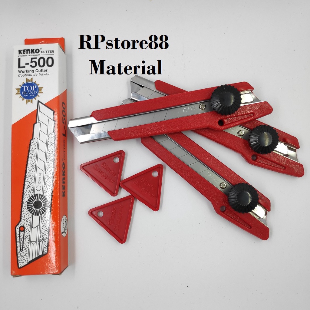 

CUTTER BESAR KENKO L500 - CUTTER L-500 - PISAU BESAR KENKO ORIGINAL