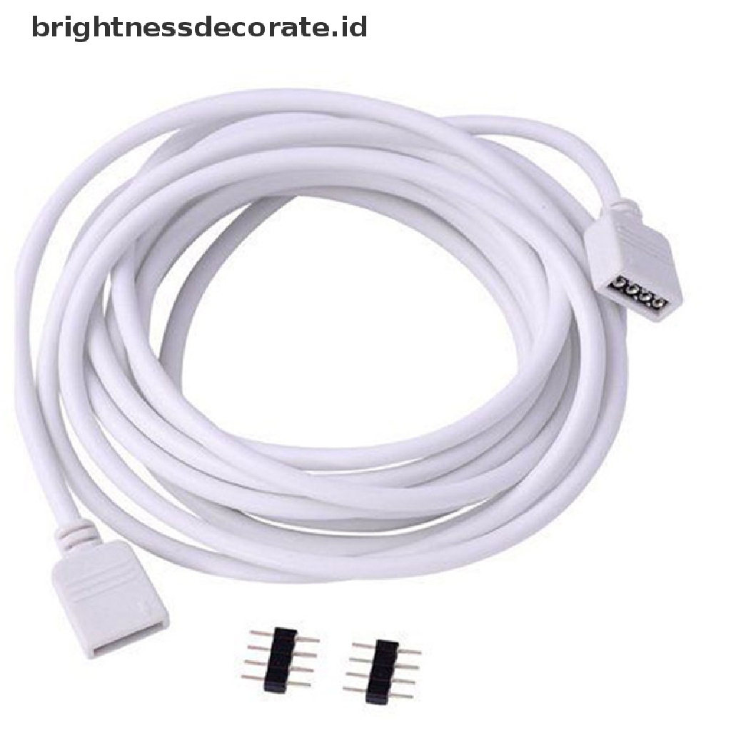 [birth] 4Pin Extension Wire Cable Cord Connector 2.5M For RGB 5050 3528 LED Strip Light [ID]