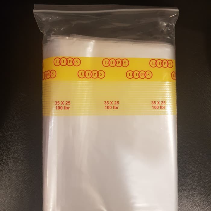 PLASTIK KLIP Zip in 35X25 Jumbo/Besar (Klip Beras)