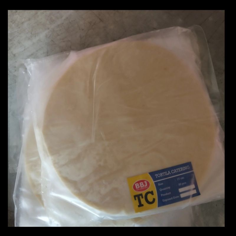 

Kulit/tortilla kebab ukuran 17cm 1pack isi 20lembar