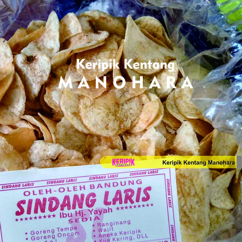 

Keripik Kentang Manohara Sindang Laris Bandung 250 gram