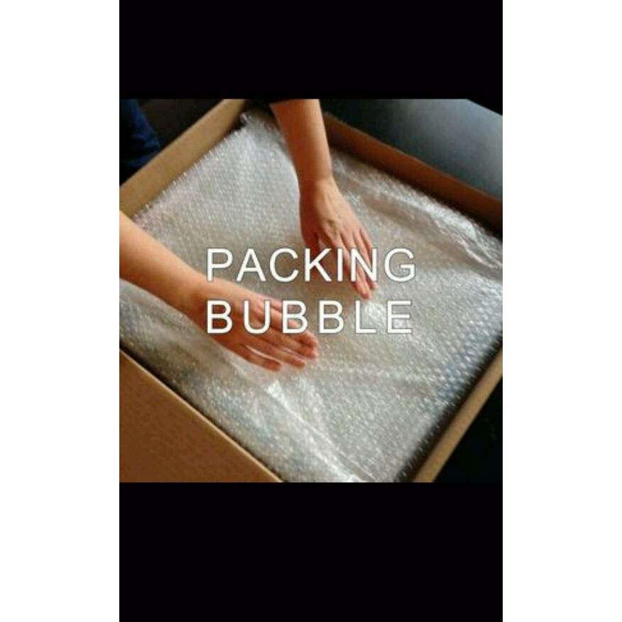 

PROMO MURAH Tambahan Packing Bubble wrap di orderan anda untuk keamanan orderan PROMO MURAH