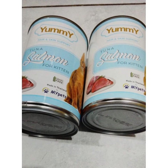 Yummy kaleng 400gr salmon kitten