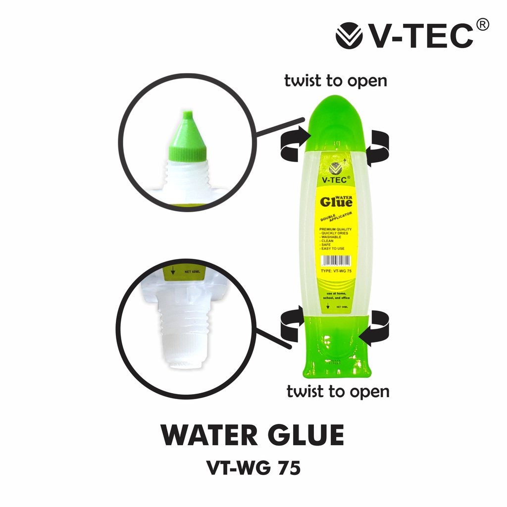

V-Tec Water Glue / Lem kertas cair vt-wg 75 60ml