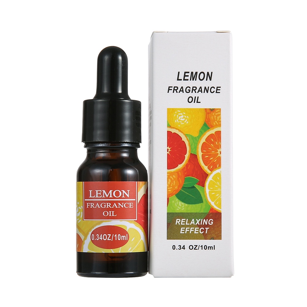(MAINANKYU) Overview of Taffware HUMI Pure Essential Fragrance Oils Minyak Aromatherapy Diffusers 10ml Lemon - RH-25