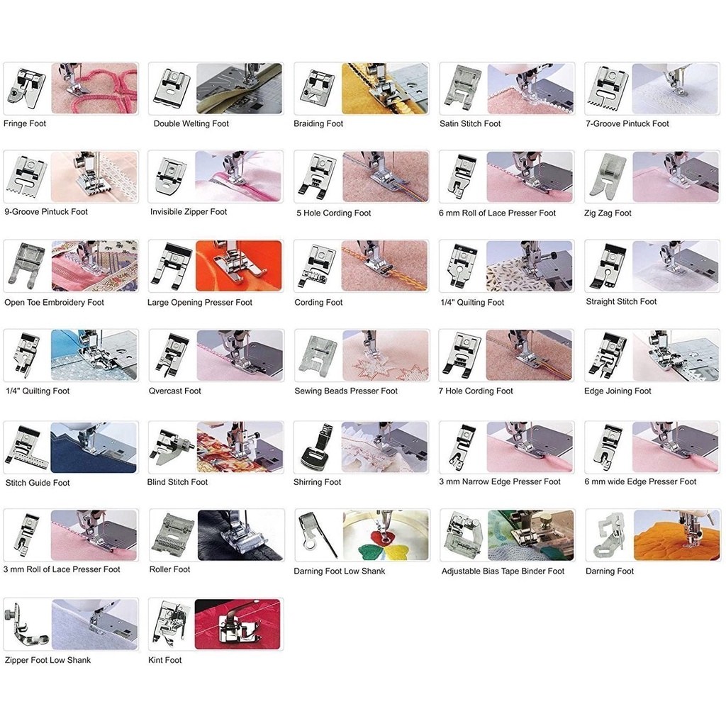 Sepatu 52 pcs Mesin Jahit Portable - Sepatu Set 52 pcs Multifungsi