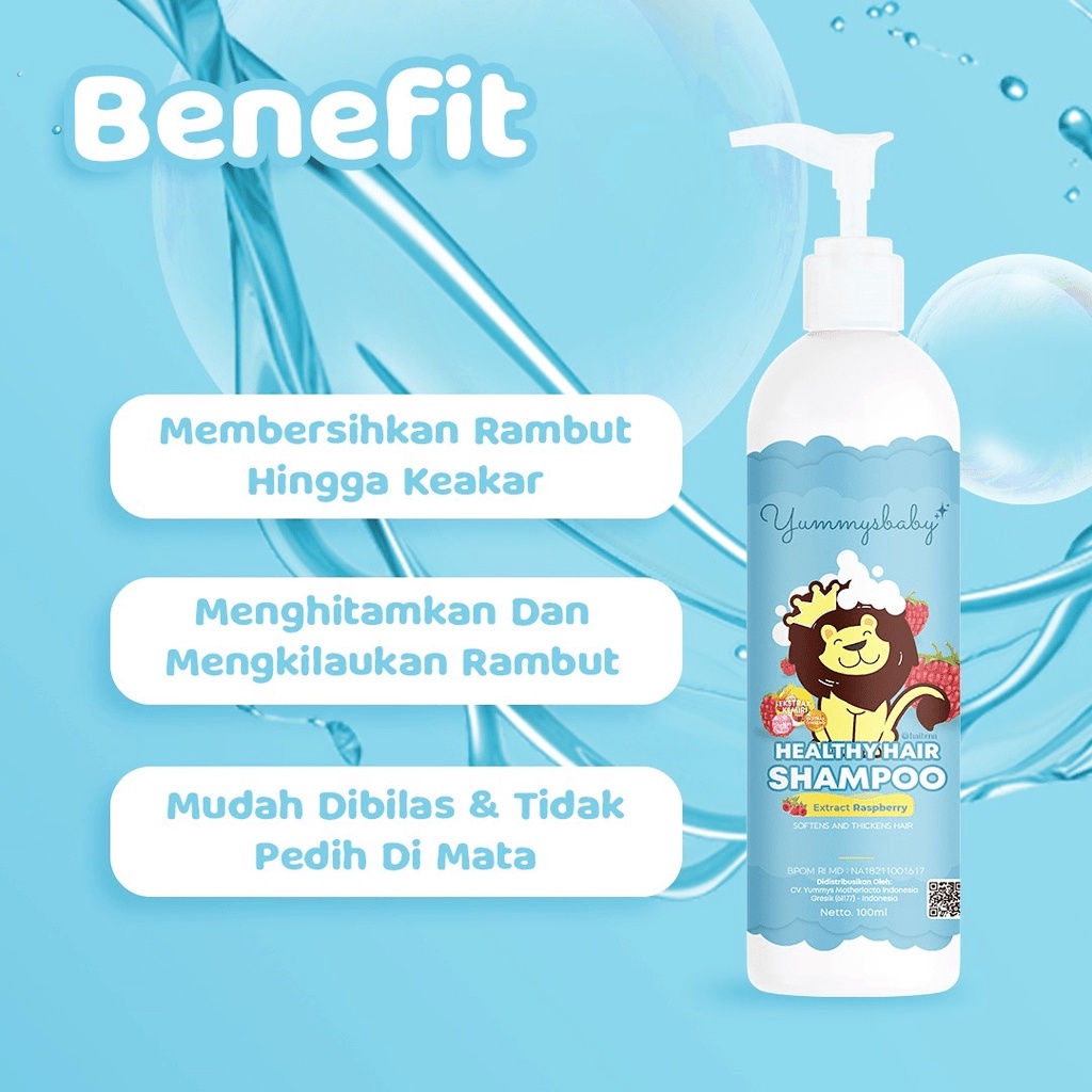 Yummys Baby Shampoo &amp; Serum - Penumbuh Rambut Bayi 100ml