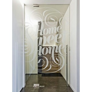  STIKER  KACA  SANDBLAST  MOTIF CUSTOM  PO GLASS STICKER 