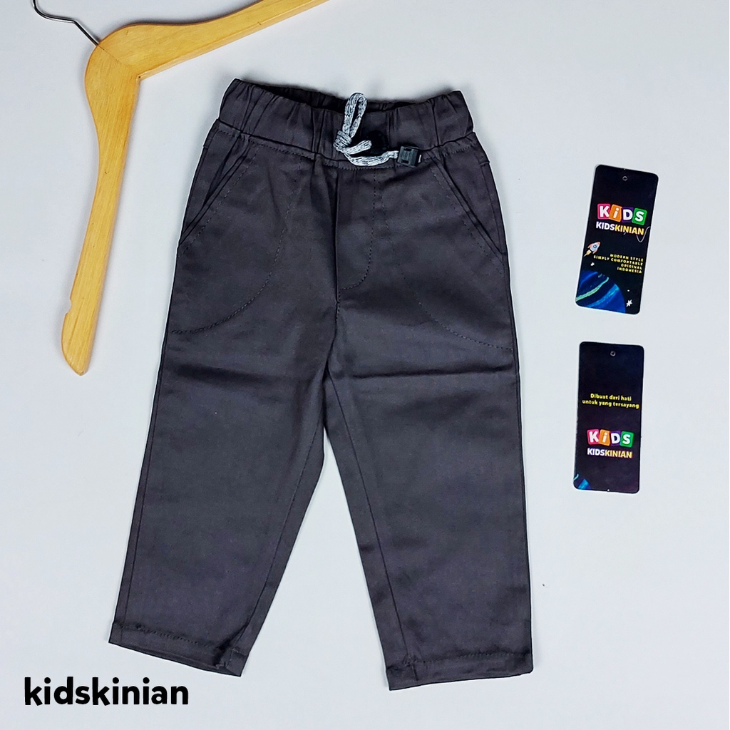 Celana Panjang Anak Unisex Short Pant Junior Laki Perempuan Chinos Usia Umur 2345678910 Tahun