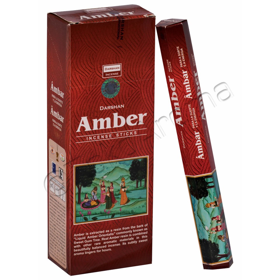 Dupa India Aromaterapi Hexa Darshan Amber