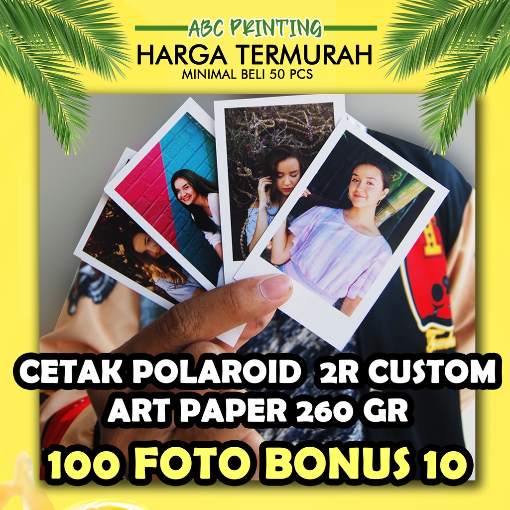 Jual CETAK FOTO CUSTOM 2R MURAH CETAK PROMO BTS ART PAPER 260 GR ...