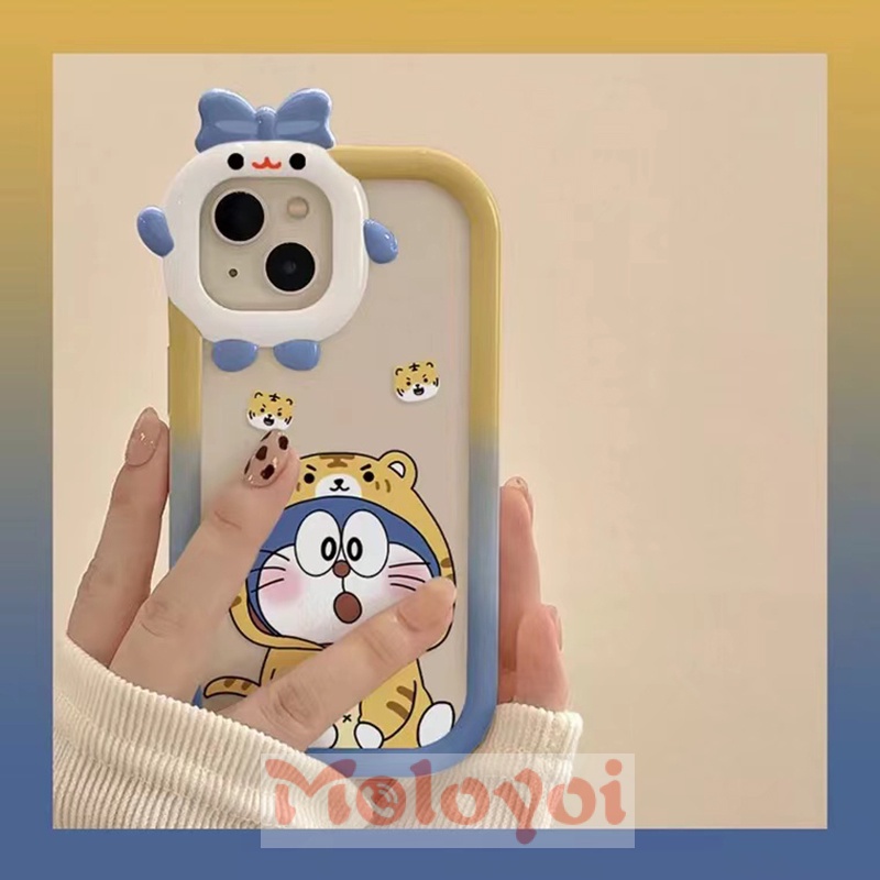 Soft Case TPU Motif Kartun Animasi Doraemon 3D Untuk IPhone XR 7 8 14 Plus 11 13 12 14 Pro MAX X 6 6S Plus XS MAX SE 2020