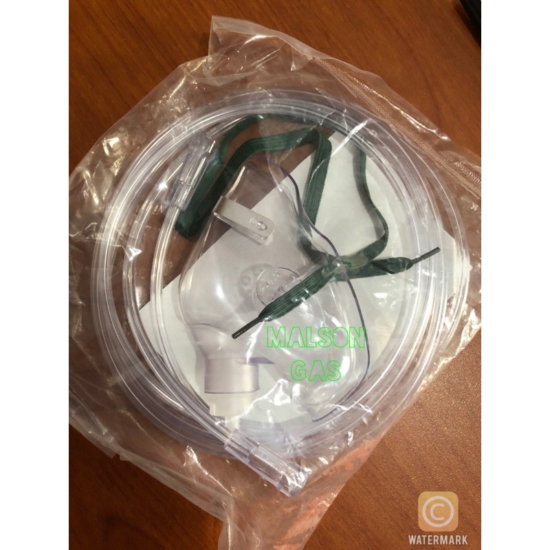 Selang Masker Oksigen Oxygen Dewasa / Adult Merk GEA Untuk Regulator Oksigen Medis Pernafasan