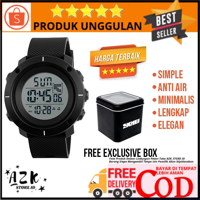 JAM TANGAN DIGITAL SIMPLE MODERN ELEGAN PRIA JAMTANGAN MODERN ANTI AIR WATERPROOF JM TNGAN ORIGINAL