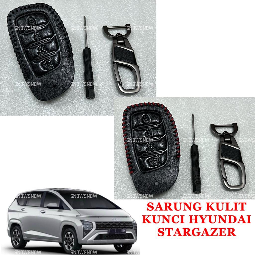 Sarung Kunci Remote Kulit Hyundai Stargazer 2022 2023 Up